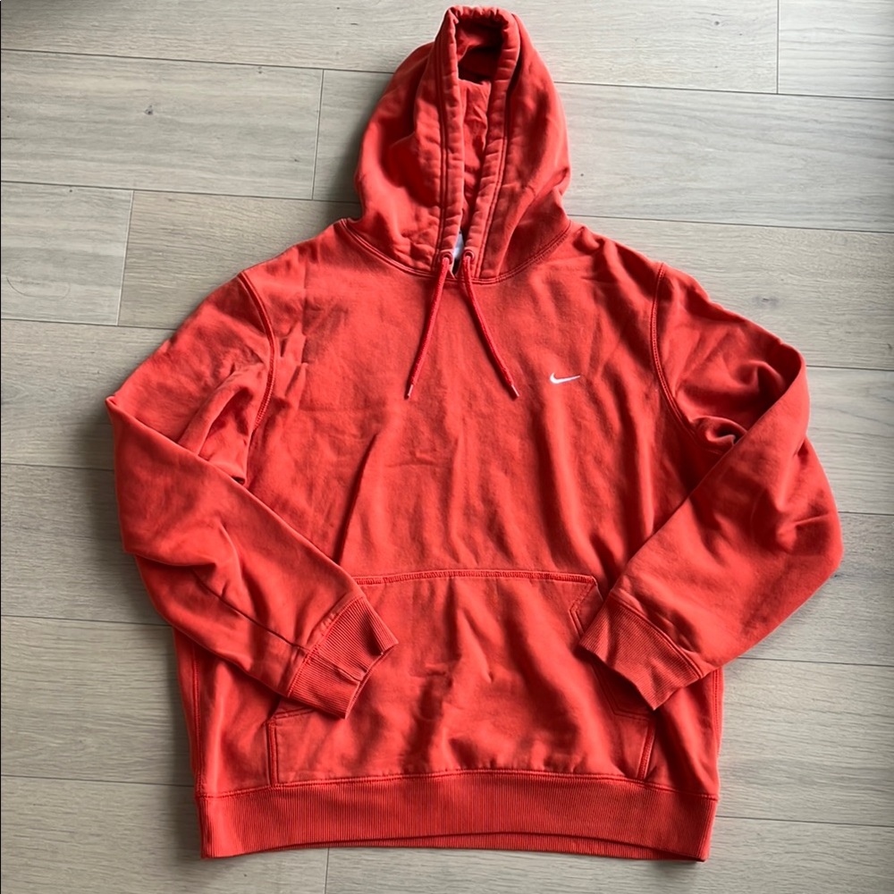 Nike Men's Orange Hoodie
